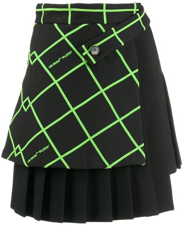 multipanel mini skirt