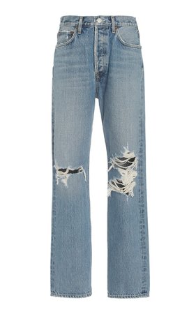 Agolde 90s Pinch Rigid High-Rise Straight-Leg Jeans