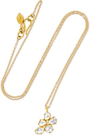 Pippa Small | 18-karat gold diamond necklace | NET-A-PORTER.COM