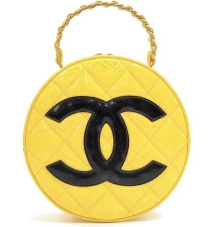 Chanel handbag yellow