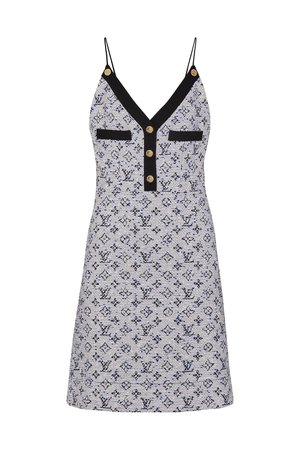 Sleeveless A-Line Dress With Buttons - Ready-to-Wear | LOUIS VUITTON ®