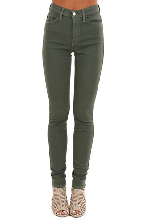 army-green-5-pocket-mid-rise-stretchy-skinny-jeans-front-view_07302019__12373.1565196216.jpg (853×1280)