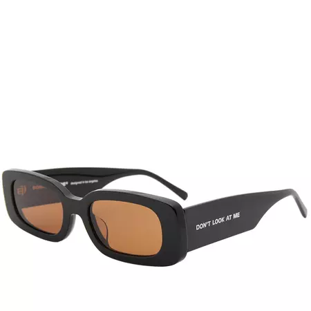 Bonnie Clyde Show And Tell Sunglasses Black & Brown | END. (UK)