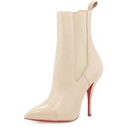 white louboutin shoes boots