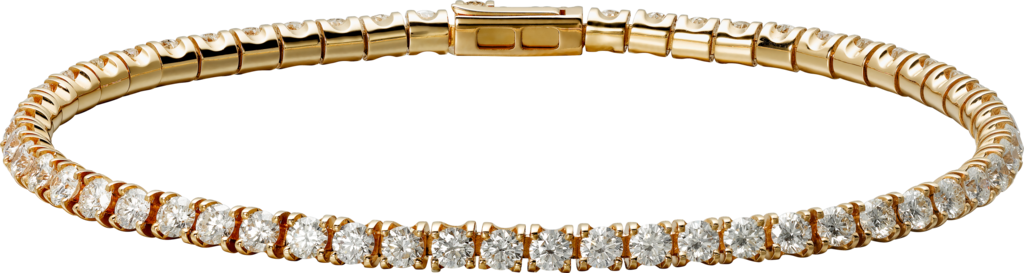 CRN6708317 - Lignes Essentielles bracelet - Pink gold, diamonds - Cartier