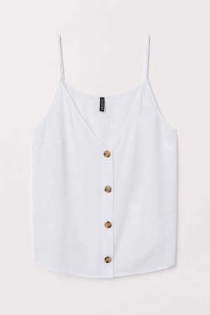 H&M+ V-neck Camisole Top - White