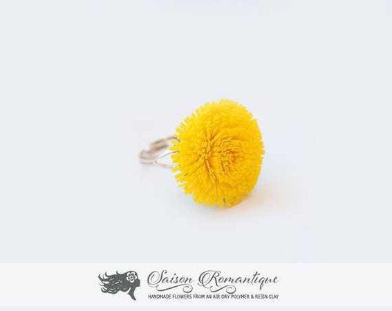 Dandelion Flower Ring