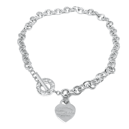 Tiffany & Co. Return to Tiffany Heart Tag Toggle Necklace