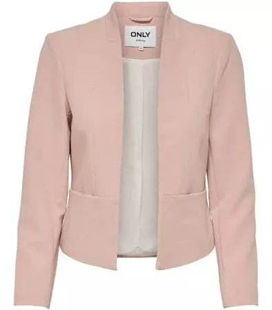 blazer corto rosa cipria metalizzato - Google Shopping