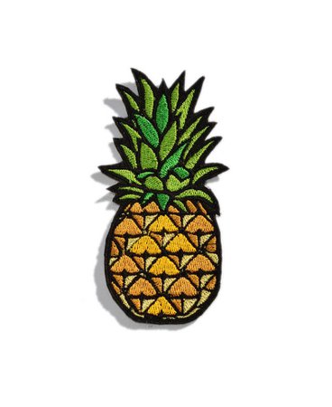 embroidery boutique Pineapple Patch Pineapple Applique Embroidered Pineapple | Etsy