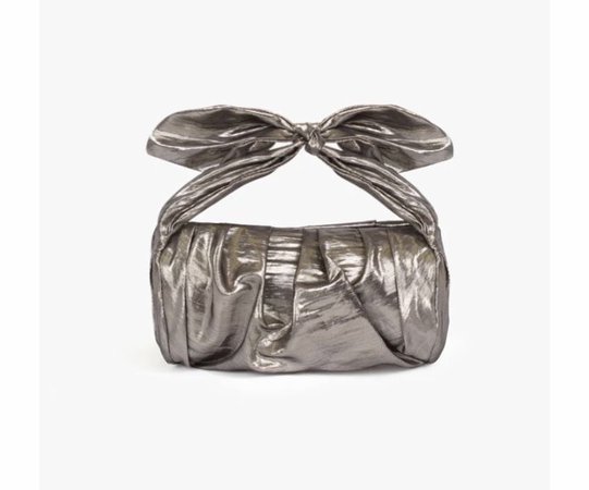 silver knot bag