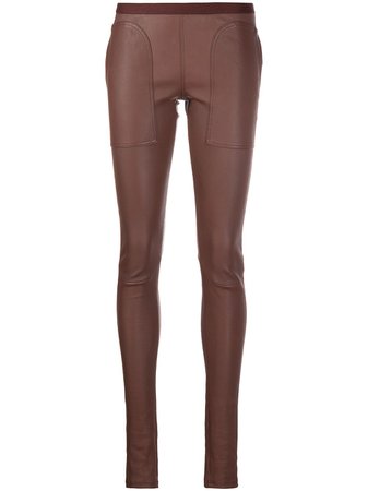 Rick Owens skinny trousers brown RP21S3319LS - Farfetch