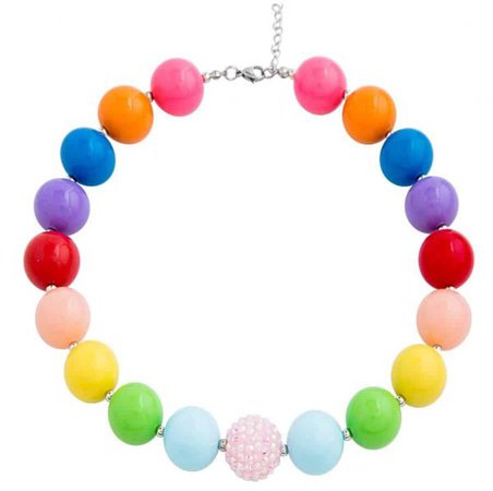 Chunky bubblegum necklace,toddler kids necklace
