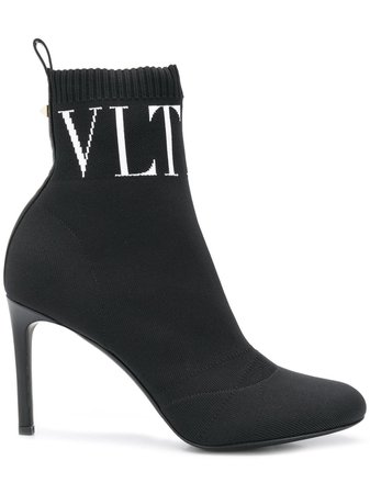 Valentino Valetino Garavani VLTN Sock Boots - Farfetch