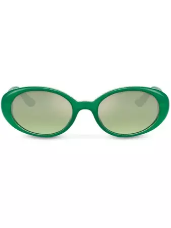 Dolce & Gabbana Eyewear Re-Edition oval-frame Sunglasses - Farfetch