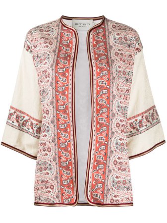 Etro Embroidered Open Jacket - Farfetch