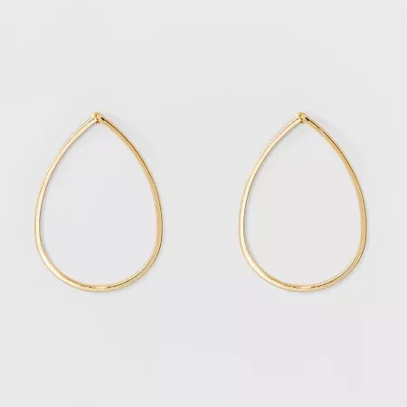Metal Drop Earrings - A New Day Gold : Target