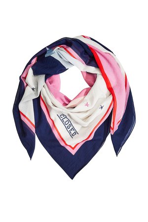 Printed Cotton Scarf Gr. One Size