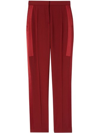Burberry high-waisted Side Stripe Trousers - Farfetch