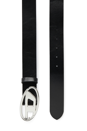 DIESEL Logo-Buckle Leather Belt
