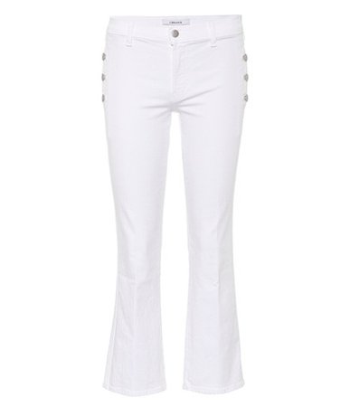 Zion mid-rise cropped bootcut jeans