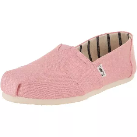 TOMS Women's Classic Heritage Canvas Powder Pink Ankle-High Slip-On Shoes | Google Shopping