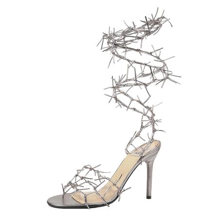 @gastt_fashion sur Instagram : Barbed Wire Sandals from Todd Oldham Spring 1998