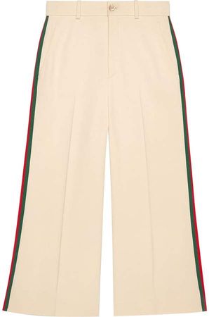 Viscose culotte pant with Web