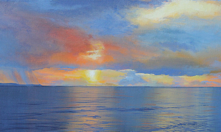 art water sunset png