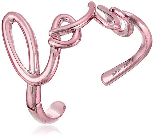 Amazon.com: Betsey Johnson Women's Pink Love Cuff Bracelets: Gateway