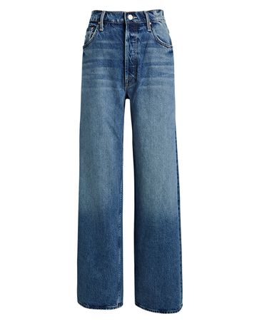 MOTHER Spinner Wide-Leg Jeans In Blue | INTERMIX®