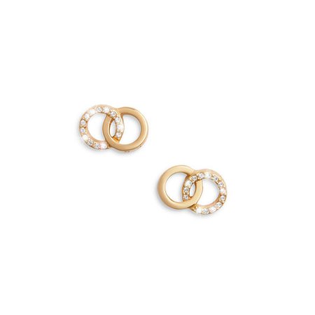 Olivia Burton interlink gold earrings