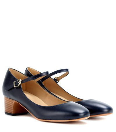 Victoria leather Mary Jane pumps