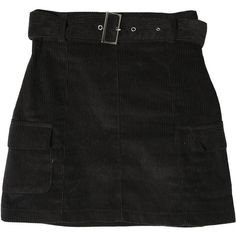 black corduroy skirt