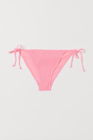 Tie Bikini Bottoms - Pink - Ladies | H&M US