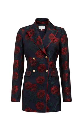 Buy Rose Garden Rose Jacquard Blazer online - Etcetera