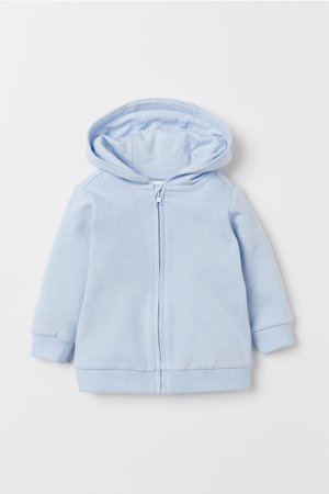Hooded Jacket - Light blue - Kids | H&M US