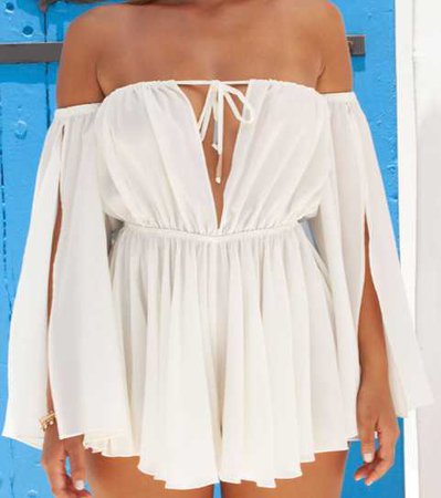 white Playsuit