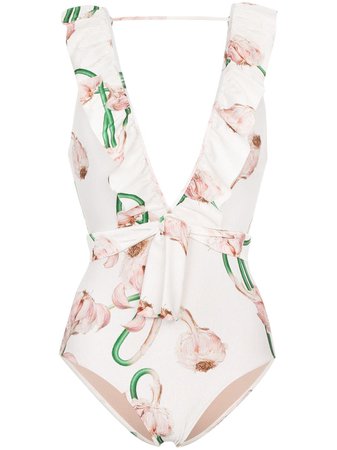 Adriana Degreas Aglio floral print swimsuit £260 - Shop Online - Fast Global Shipping, Price