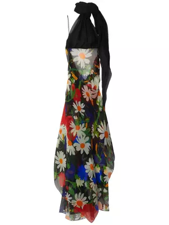 Burberry floral-print Maxi Dress - Farfetch