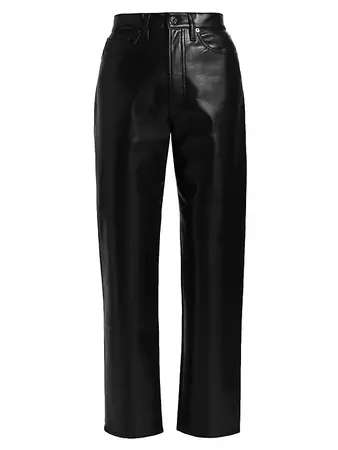 Shop Agolde Recycled Leather Pants | Saks Fifth Avenue