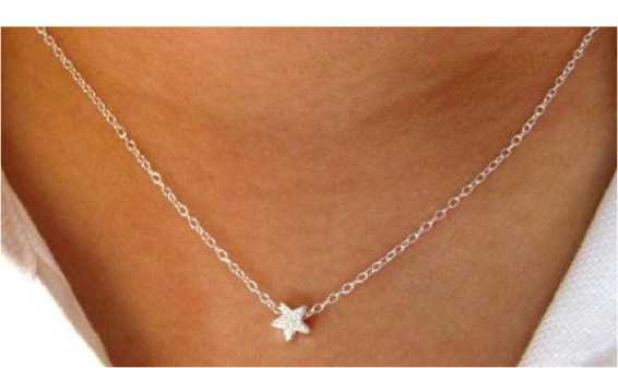 small star necklace