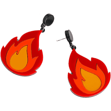 Flame Earrings | Own Saviour