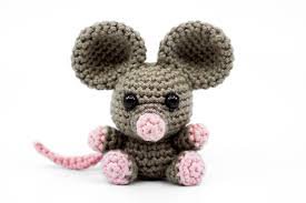 pink mouse crochet - Google Search