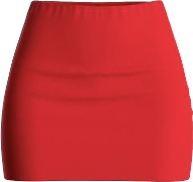 Carolina red mini skirt