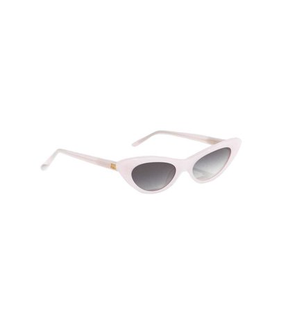 pale pink cat eye sunglasses