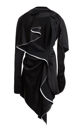 Wrap Satin Midi Dress By Victoria Beckham | Moda Operandi