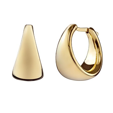 chunky gold earrings - Google Search
