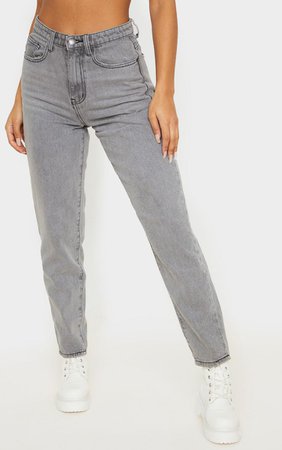 model in grey mom jeans - Google Search