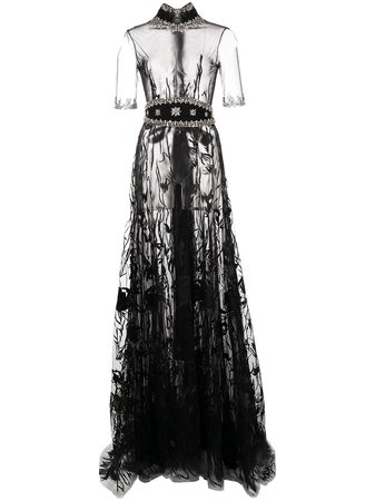 Atelier Zuhra crystal-embellished Tulle Gown - Farfetch